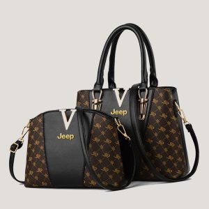 JP Luxury Leather Women Tote Handbag Set