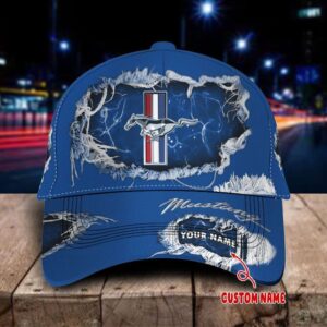VS3 MSTG Blue Custom Name Universal Fit Unisex Classic Cap