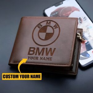 VS1 BIM Custom Name Casual Leather Wallet