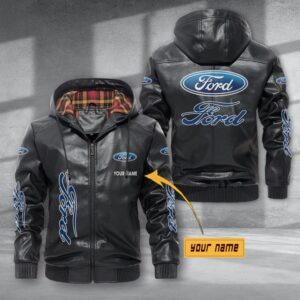 VS3 FRD Custom Name Designed Casual Winter Leather Jacket