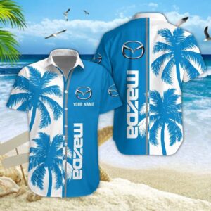 VS03 Mazda Custom Name Unisex Summer Casual Hawaiian Shirts