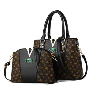 VS12 LNRV Luxury Leather Women Tote Handbag  Set