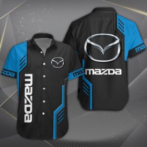 Mazda Custom Name VS02 Design Button Shirt